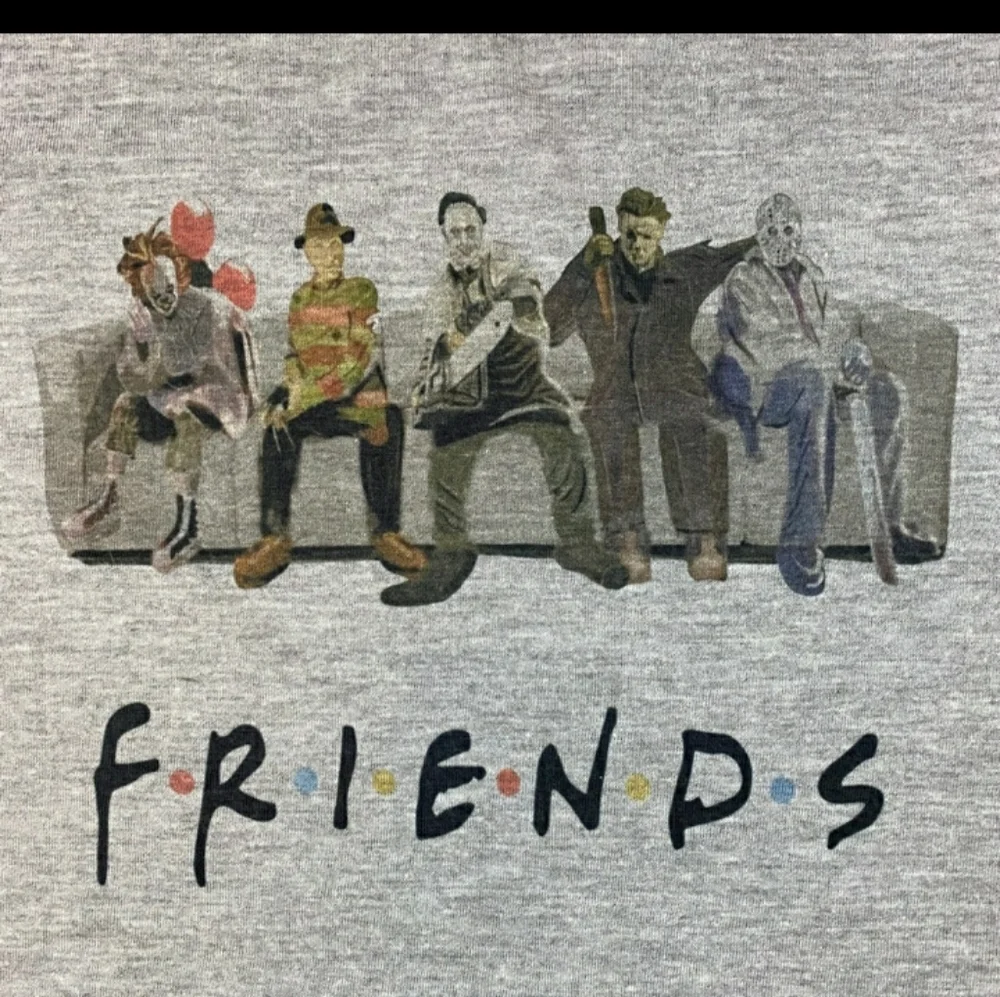 Horror Friends Gray T-Shirt🎈💀 - Picture 3 of 4